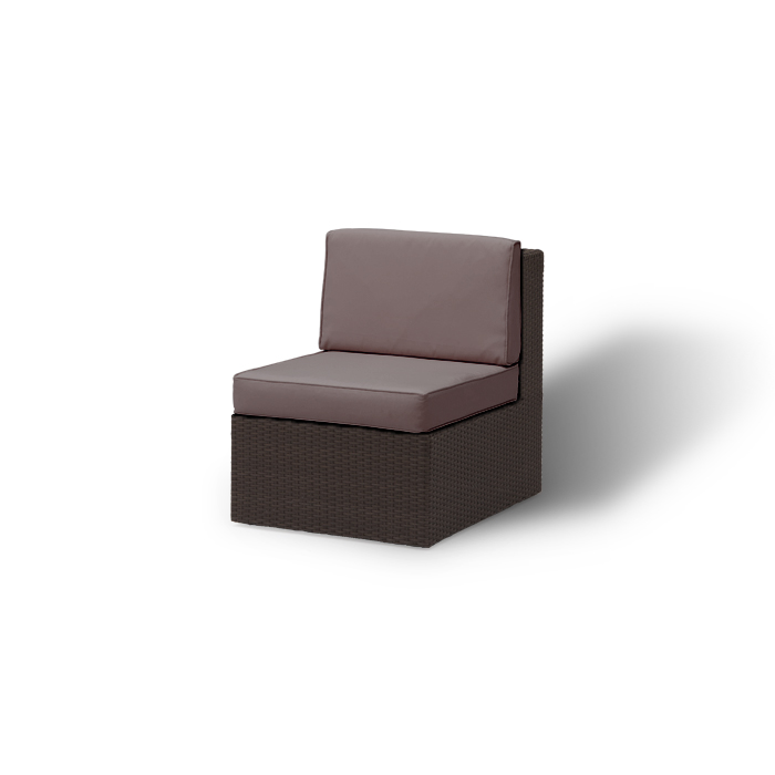Low dining chair brown