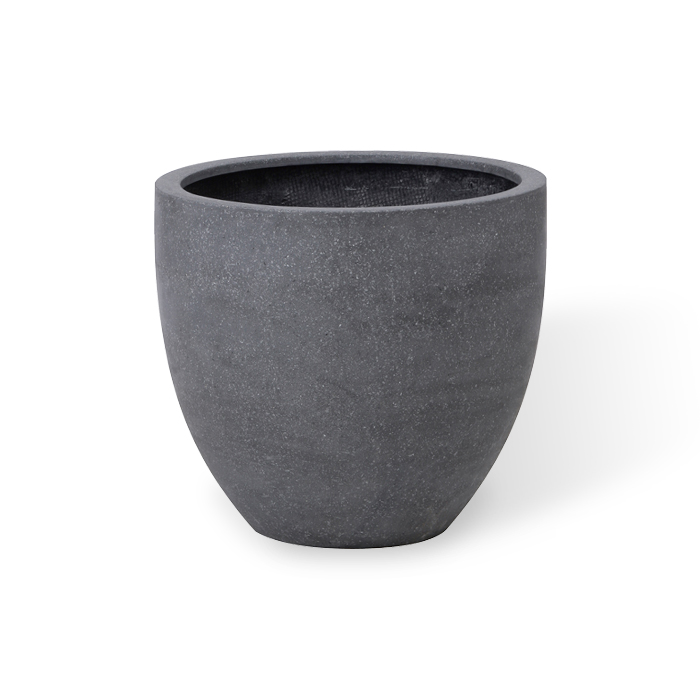 Round pot gray